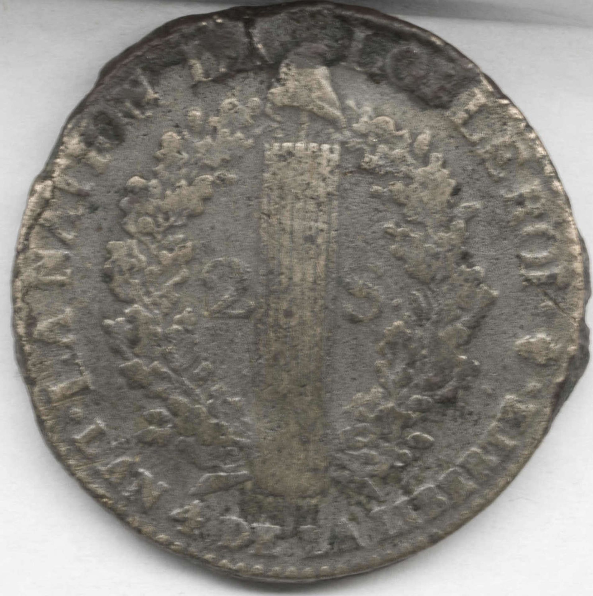 Frankreich 1792 A, 2 Sols - Münze "Louis XVI.. Erhaltung: ss. France 1792 A, 2 Sols - coin "Louis