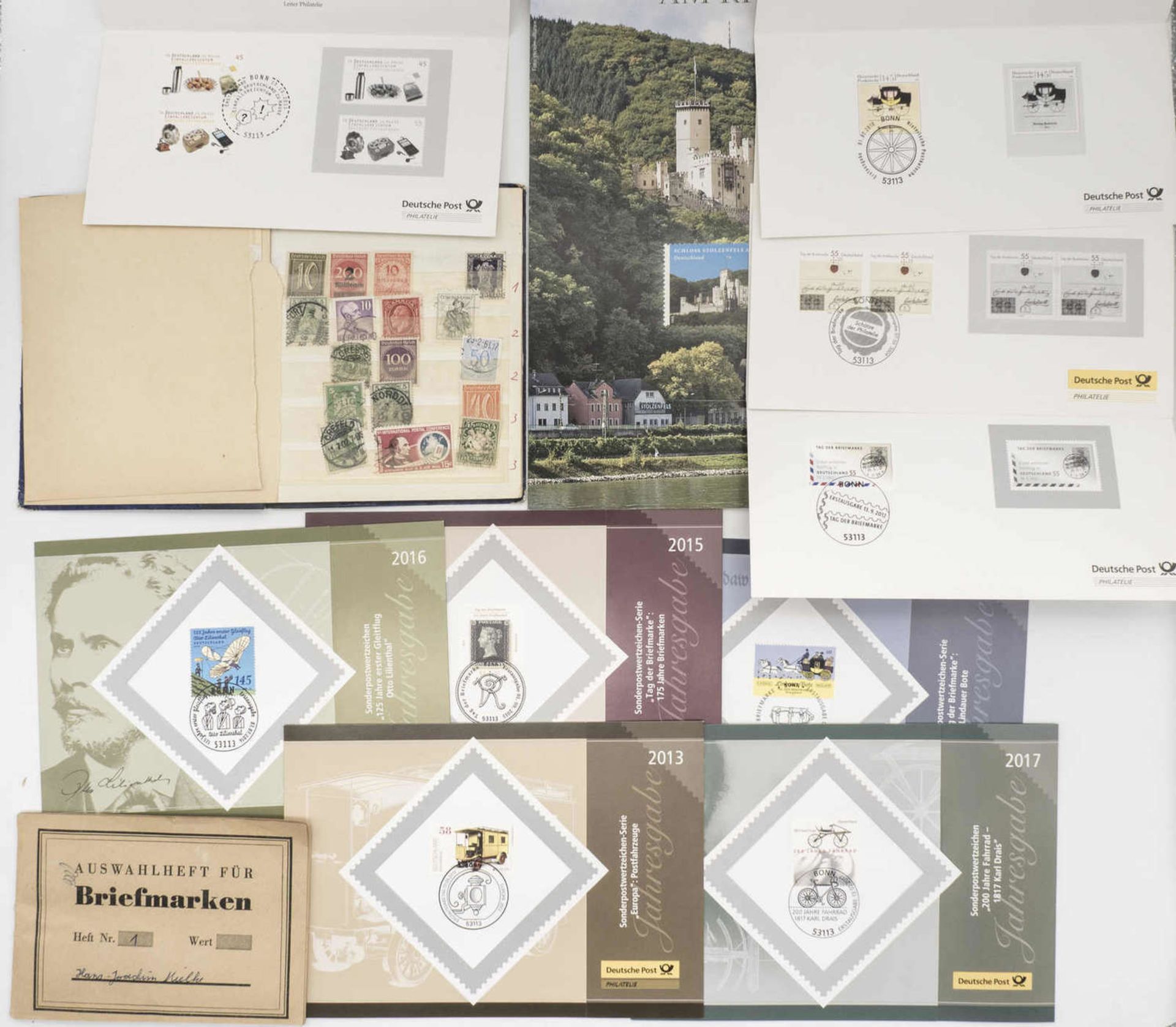 Sammlung lose Briefmarken: BRD, DDR, Europa. Dazu über 40 Belege / FDC mit Sonderstempel, teilweise - Bild 2 aus 2