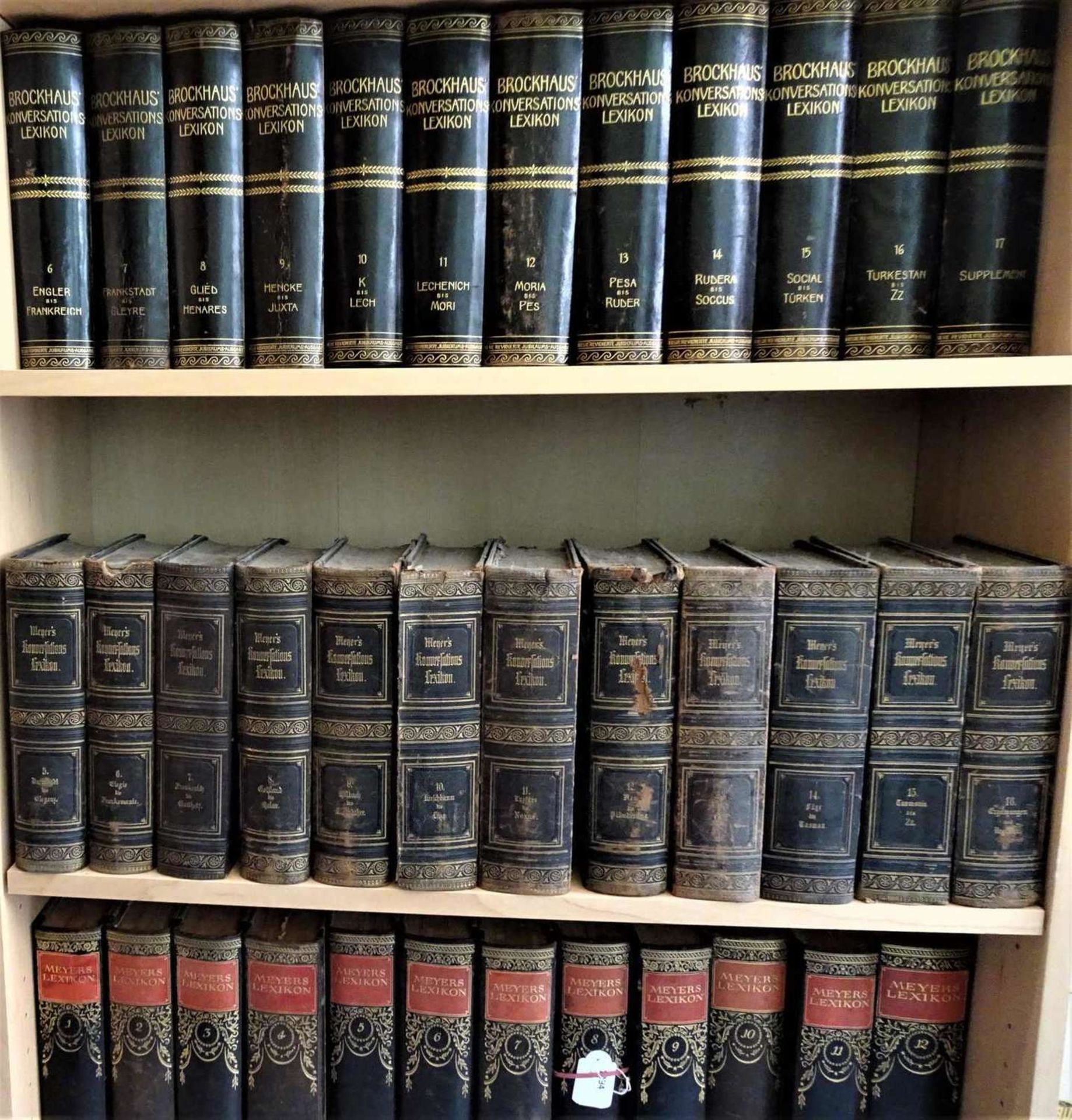 Meyer´s Konversations Lexikon, Band 1-16, Leipzig, Verlag des Bibliographischen Instituts 1874