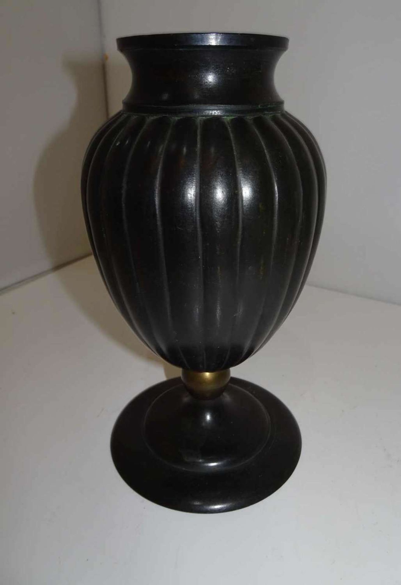 Schwere Kürbisvase, Art Deco. Sehr guter Zustand. Höhe ca. 20 cm Heavy pumpkin vase, Art Deco. Very