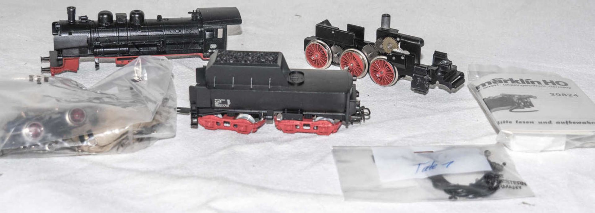Märklin 3098 Selbstbau - Dampflokomotive BR 38, BN 38 1807. Neuwertig. Märklin 3098 DIY steam