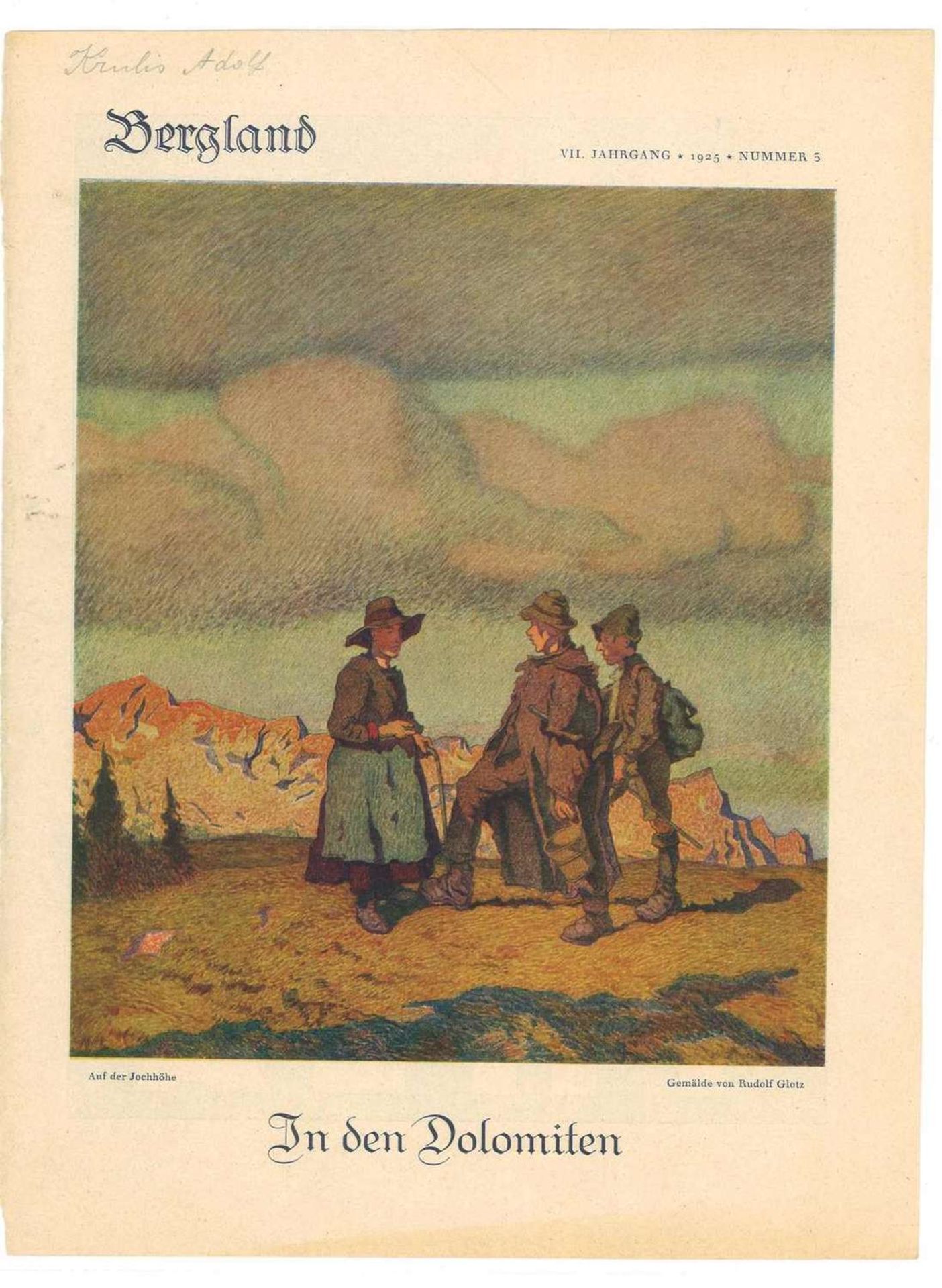 Werbeblatt "Thea Milch-Margarine, 1925. Maße: Höhe ca. 25,5 cm, Breite ca. 19,4 cm Advertising - Bild 2 aus 2