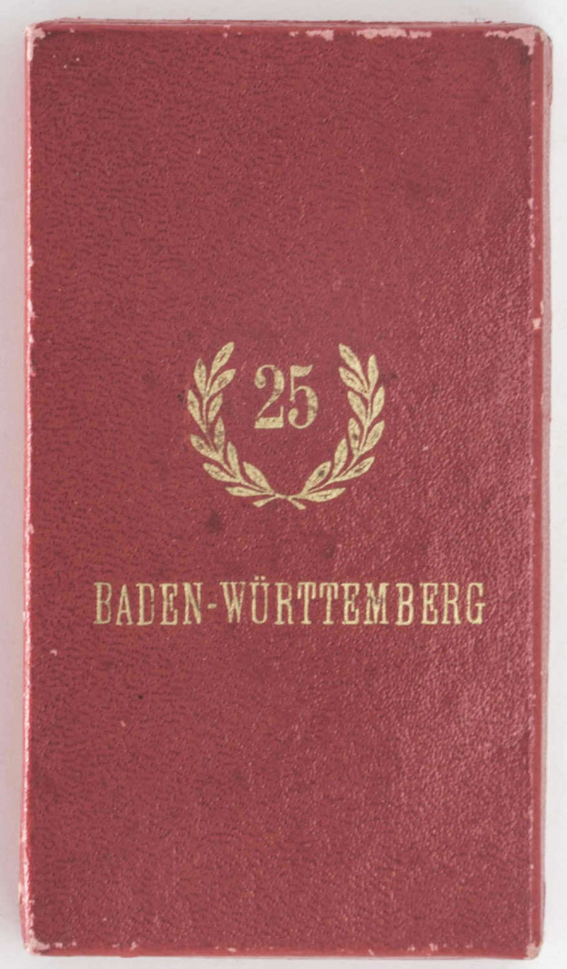 Feuerwehr - Abzeichen für 25 Jahre Baden - Württemberg. In original Verleihungsschachtel. Fire - Image 2 of 2