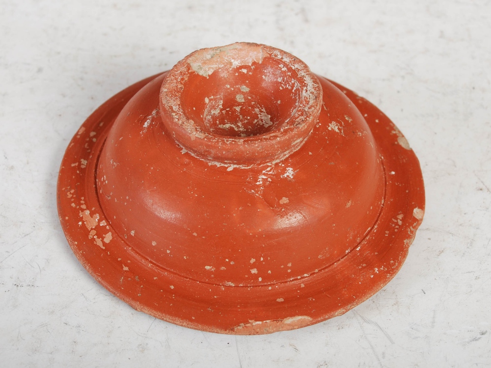 Antiquities- A collection of Ancient Roman terracotta pottery, comprising ; a shallow footed bowl - Image 31 of 48