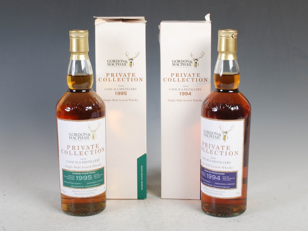 Two boxed bottles of Gordon & Macphail, Private Collection from Caol Ila Distillery, Single Malt