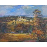 AR William Drummond Bone RSW ARSA (1907-1979) Near Burford oil on board, signed and dated '76