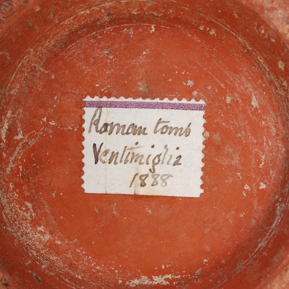 Antiquities- A collection of Ancient Roman terracotta pottery, comprising ; a shallow footed bowl - Image 38 of 48