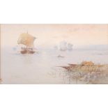 Colonel C. L. Wilson (early 20th century) Boats on the Ganges, Early morning and another, On the