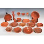 Antiquities- A collection of Ancient Roman terracotta pottery, comprising ; a shallow footed bowl