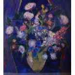 AR Ann Oram RSW (b.1956) Midsummer flowers oil on canvas, signed and dated '91 lower right 93cm x