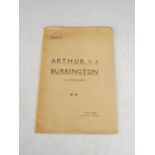 Arthur Burrington (1856-1924) Le Peintre-Poete one volume, Editions Artistiques, Imprimettie Rives