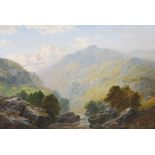 George Blackie Sticks (1843-1938) Glenfinlass, Near The Trossachs, 1889 oil on canvas, signed