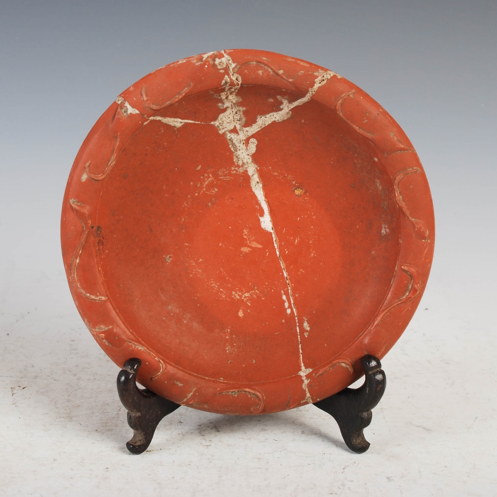 Antiquities- A collection of Ancient Roman terracotta pottery, comprising ; a shallow footed bowl - Image 14 of 48