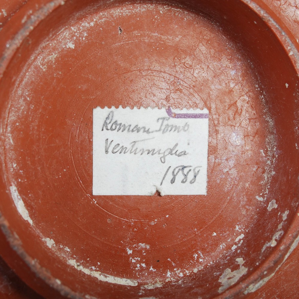 Antiquities- A collection of Ancient Roman terracotta pottery, comprising ; a shallow footed bowl - Image 25 of 48