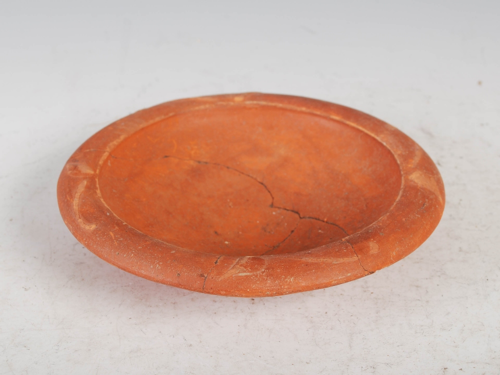 Antiquities- A collection of Ancient Roman terracotta pottery, comprising ; a shallow footed bowl - Image 43 of 48