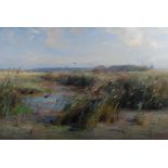 AR William Miller Frazer RSA (1864-1961) Winds in the reeds oil on canvas, signed lower left 59.