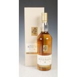 A boxed bottle of Rosebank Lowland Single Malt Scotch Whisky, Limited Edition, aged 21 years, triple