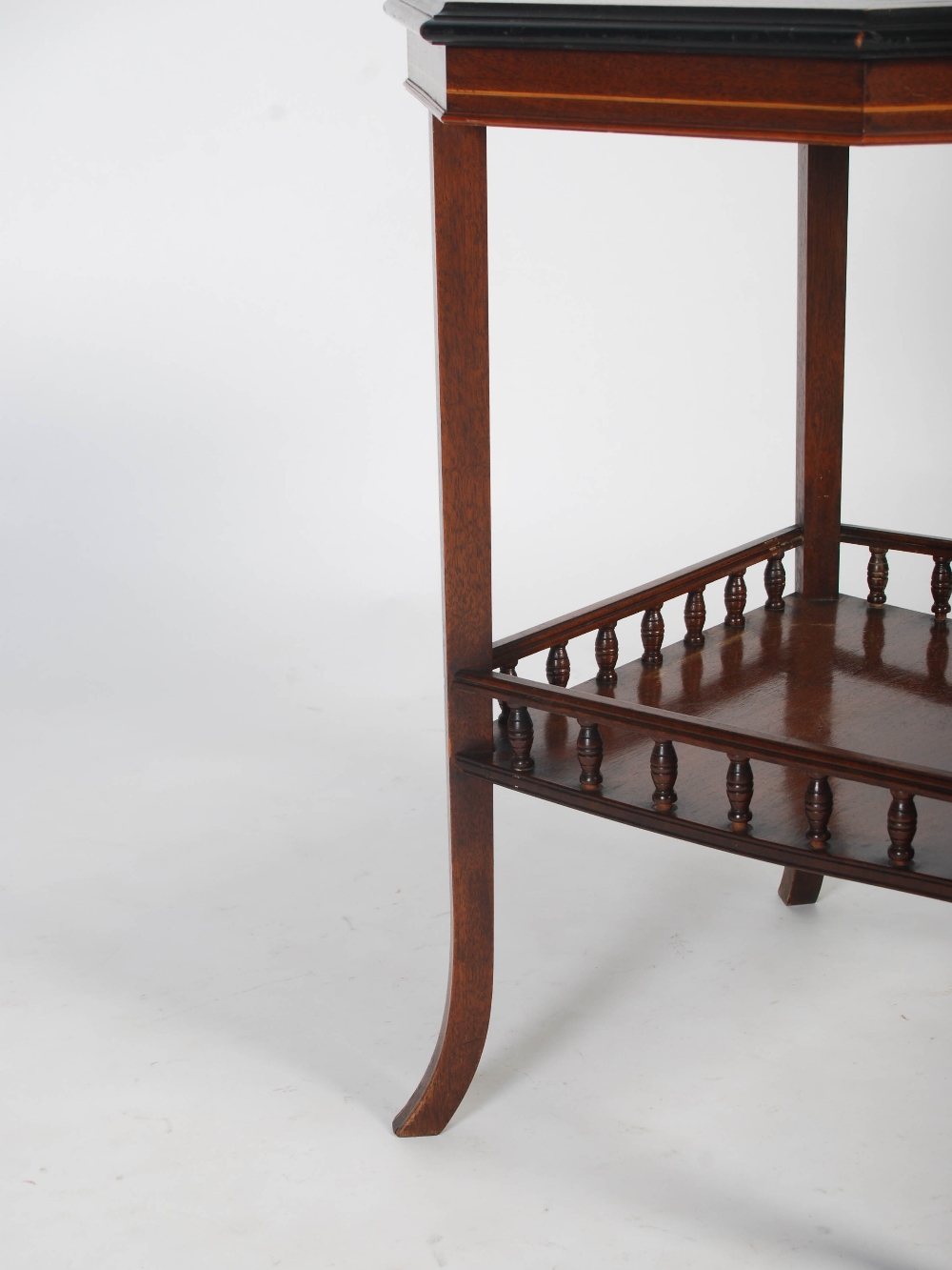 A 19th century octagonal shaped rosewood, walnut and specimen wood inlaid games table in the - Image 3 of 5