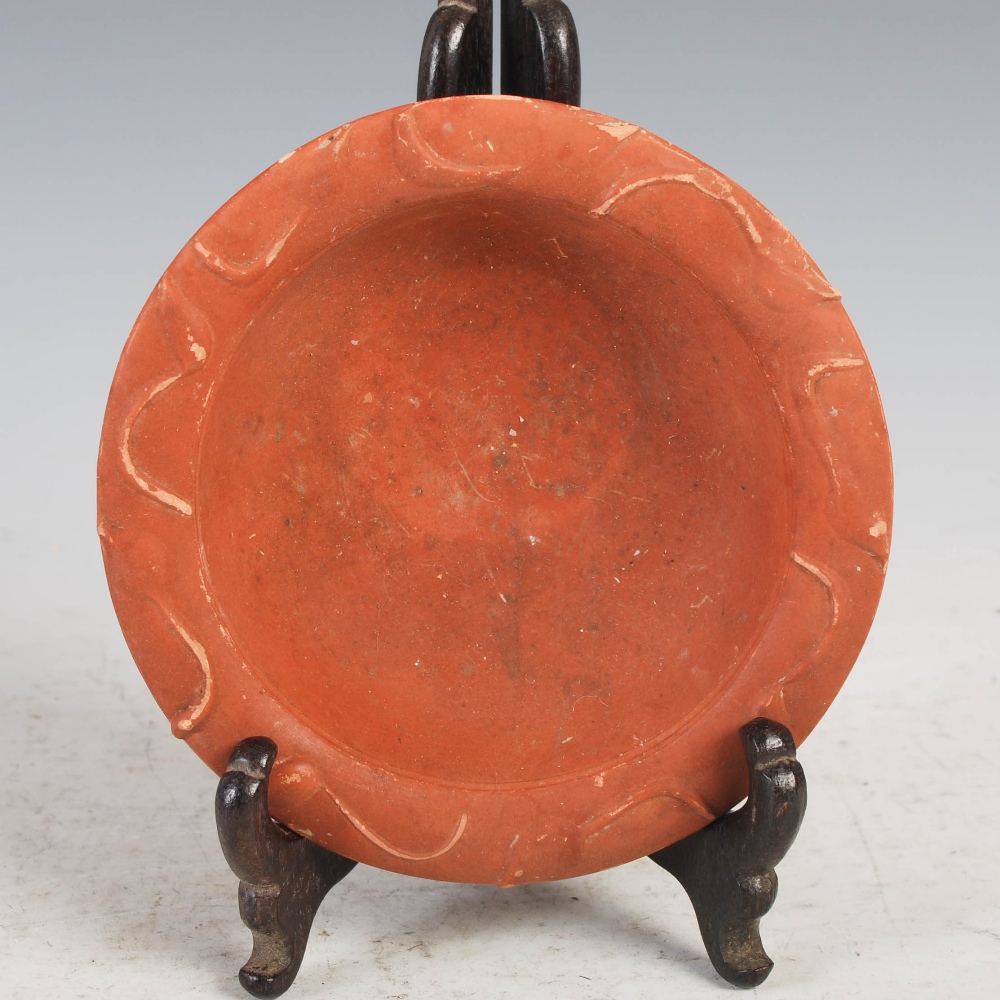 Antiquities- A collection of Ancient Roman terracotta pottery, comprising ; a shallow footed bowl - Image 12 of 48