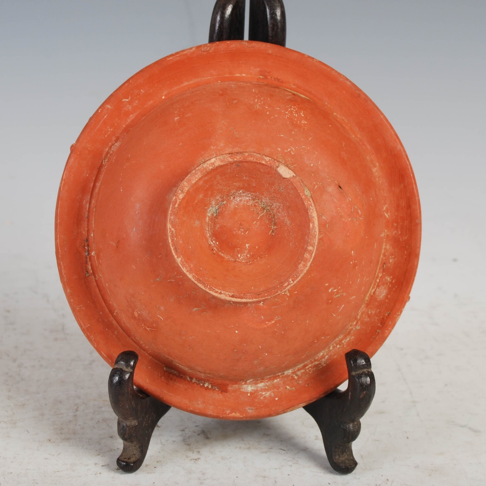 Antiquities- A collection of Ancient Roman terracotta pottery, comprising ; a shallow footed bowl - Image 13 of 48