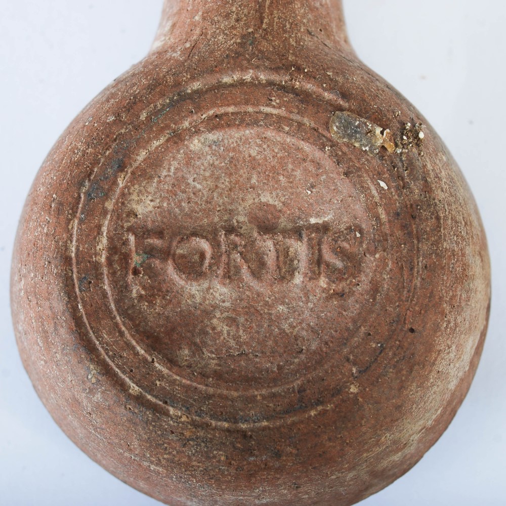 Antiquities- A collection of eight Ancient Roman terracotta oil lamps, comprising; one plain oil - Image 8 of 20