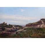 Early 20th century British School Coastal scene oil on board, with indistinct incised signature