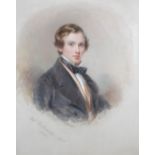 Thomas Richmond (19th century) Portrait of Henry Napier Bruce Erskine (1831-93) oil, signed and