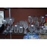 LARGE COLLECTION OF ASSORTED GLASSWARE