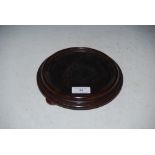 EARLY 20TH CENTURY MAHOGANY COASTER BY WYLIE & LOCHHEAD, GLASGOW, NO.3299, MAHOGANY WITH THREE BUN