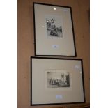 EDWARD J. CHERRY - PETER PAN IN KENSINGTON GARDENS - SIGNED ARTISTS PROOF AND G. HUARDEL-BLY -