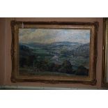 WALTER HORSNELL - SPRING IN WHARFEDALE NEAR GRASSINGTON - OIL ON BOARD, SIGNED LOWER LEFT