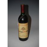 ONE BOTTLE OF PUISSEGUIN, ST. EMILION, RED WINE 1985 VINTAGE