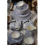 MINTON SHALIMAR PATTERN DINNER/TEA SERVICE