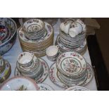 COLLECTION OF JOHNSTON BROTHERS INDIAN TREE PATTERNED DINNER AND TEA WARES