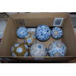 BOX - CERAMIC CARPET BOWLS