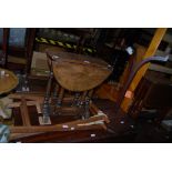 SMALL COLLECTION OF ASSORTED FURNITURE TO INCLUDE A 19TH CENTURY MAHOGANY RECTANGLE SHAPED