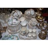 COLLECTION OF INDIAN TREE PATTERNED TEA AND DINNER WARES