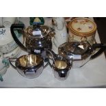 FOUR PIECE EP TEA SERVICE