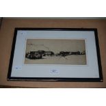 EBONISED FRAMED ETCHING - THE ROYAL SCOTTISH ACADEMY - BY D.Y. CAMERON