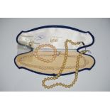 CASED SET OF CULTURED PEARLS BY LOTUS, TOGETHER WITH A DECORATIVE PEARL BRACELET AND A DECORATIVE