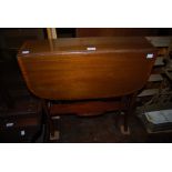 EDWARDIAN MAHOGANY INLAID SUTHERLAND TABLE