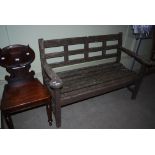 TEAK GARDEN BENCH