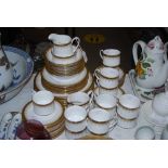 PARAGON ATHENA PATTERNED TEA AND DINNER SET