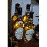 THREE LITRE BOTTLES OF GLEN GRANT SINGLE MALT SCOTCH WHISKY AGED 5 YEARS OLD AND A 70CL BOTTLE OF