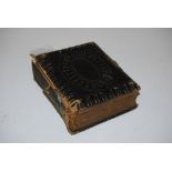 LATE 19TH CENTURY LEATHER AND BRASS BOUND PHOTOGRAPH ALBUM