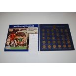 VINTAGE F.A. CUP CENTENARY COIN COLLECTION PRODUCED BY ESSO 1872 -1972