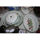 SMALL COLLECTION OF ROYAL WORCESTER OVEN TO TABLE WARES - HERBS PATTERN