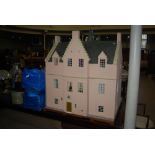 BELLIS CASTLE, ABOYNE CRAFT CLUBS DOLL'S HOUSE FOR SAVE THE CHILDREN, CIRCA 1997, COMPLETE WITH