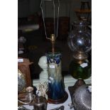 DOULTON LAMBETH VASE CONVERTED TO TABLE LAMP