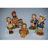 FIVE ASSORTED GOEBEL FIGURES